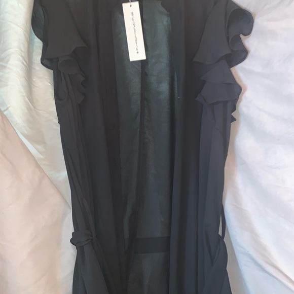 Women’s black sheer dress - Picture 2 of 3